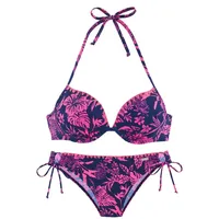 VENICE BEACH Push-Up-Bikini Damen Blau 40 Cup A