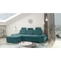99rooms Carlota Ecksofa Türkis Velours
