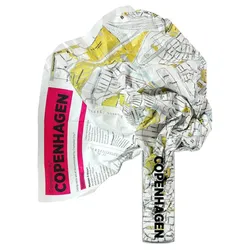 Crumpled City Kopenhaga Landkarte
