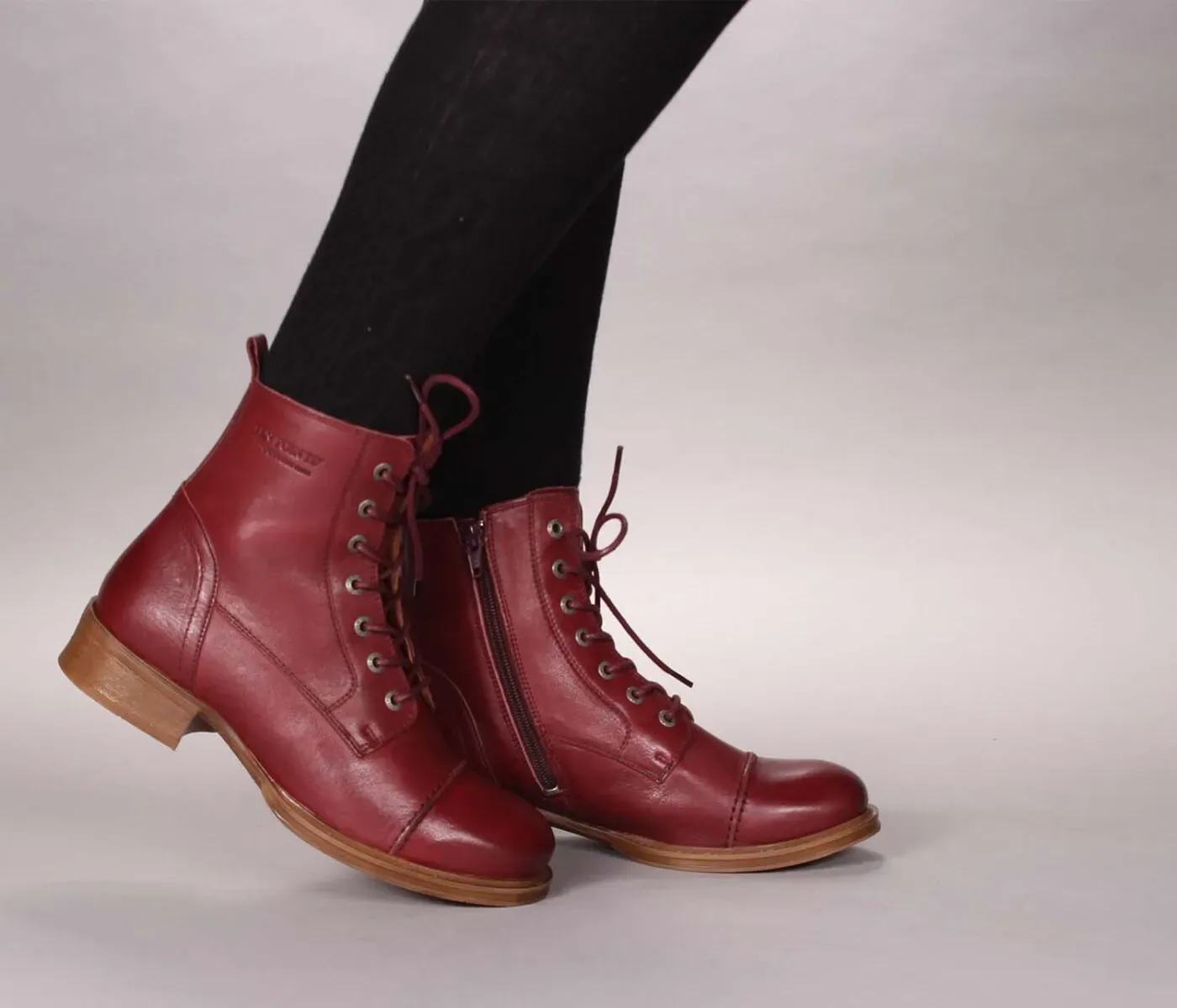 TenPoints Stiefeletten Pandora 60004-805-wine wein-rot Gr.40