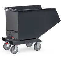 FETRA Muldenkipper 4702 Anthrazitgrau mit Ablasshahn