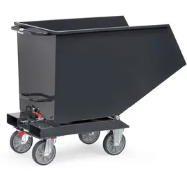 FETRA Muldenkipper 4702 Anthrazitgrau mit Ablasshahn