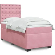 vidaXL Boxspringbett 140 x 200 cm Rosa