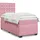 vidaXL Boxspringbett 140 x 200 cm Rosa