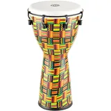 Meinl Percussion Alpine Djembe Instrument - Mittelgroße Handtrommel - Mechanisches Stimmsystem - Durchmesser 10 Zoll - Kunststoff, Mehrfarbig (ADJ10-SI)