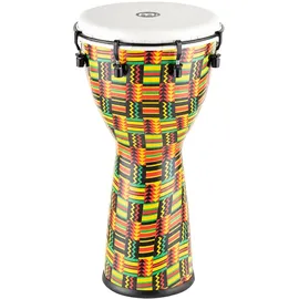 Meinl Percussion Alpine Djembe Instrument - Mittelgroße Handtrommel - Mechanisches Stimmsystem - Durchmesser 10 Zoll - Kunststoff, Mehrfarbig (ADJ10-SI)