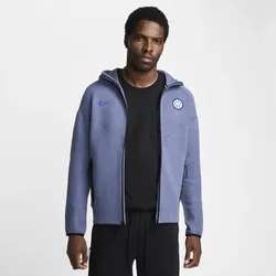 Inter Mailand Tech Fleece Windrunner Nike Fußball-Kapuzenjacke (Herren) - Blau, S