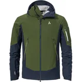 Schöffel M Softshell Jacket Kals Colorblock-Grün - Gore-Tex Wasserabweisende atmungsaktive Herren Gore-Tex Skitouren J