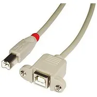 Lindy USB-B 0,5 m Grau