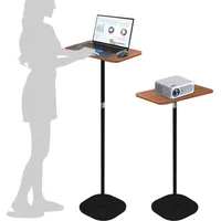 Luxuskollektion Stehpult Höhenverstellbar 46-120 cm Schwarz Adjustable Laptoptisch