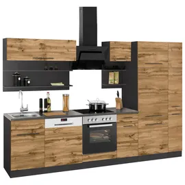 kochstation Küchenzeile KOCHSTATION KS-Tulsa 300 cm beige
