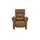 Hukla Sessel Corina Leder 92 x 112 x 90 cm Braun elektrisch
