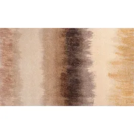 Wash+Dry Flachwebeteppich Bronze Bands, Braun, Textil, Farbverlauf, rechteckig, 70x120 cm, Oeko-Tex® Standard 100, für Fußbodenheizung geeignet, Teppiche & Böden, Teppiche, Webteppiche