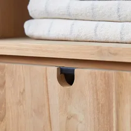 Tikamoon Jonàk Hochschrank 180 cm Braun Massivholz