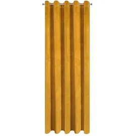 Eurofirany 339480, Durchscheinend, Gelb, Einfarbig Polyester, Öse, 290 g/m2 - Gelb
