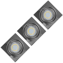 LED 3er Pack Einbau Spot 4,5 Watt Wohnzimmer Diele Lobby Spotlight CRISTALDREAM  2305328