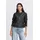 B.YOUNG BYACOM Damen, Jacke Kunstlederjacke 20809396, Größe:42, Farbe:Black (200451) - XL