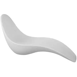 Sined Sirio Moderne Chaiselongue Aus Hochwertigem Pe Uvbeständig Weiß
