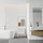 Relaxdays Handtuchleiter Metall Weiß
