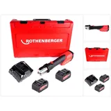 Rothenberger ROMAX 4000 Akku Pressmaschine 18V + 2x Akku 8,0Ah + Ladegerät + Koffer