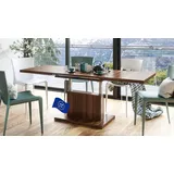 Mazzoni Aston Couchtisch ausziehbar höhenverstellbar 120/200cm in Nussbaum modern vielseitig Wohnzimmertisch Esstisch Beistelltisch Sofatisch platzsparend hochwertig Wohnzimmer