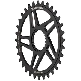 Wolf Tooth Kettenblatt 12-fach Boost DM Shimano HG schwarz 32T 2021 Kettenblätter