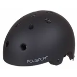 Polisport Urban Pro Fahrradhelm Skate-Stil Schwarz L (59-61 cm)