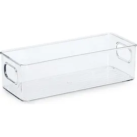Zeller Aufbewahrungsbox 25,5 x 9,5 x 7,6 cm 10-tlg. transparent