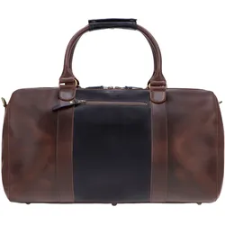 Buckle & Seam Leder Weekender Willow - Mixmatch / Blau Koffer24