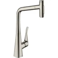 Hansgrohe Metris Select M71 320 2jet sBox edelstahl finish 73816800