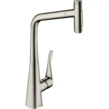 Hansgrohe Metris Select M71 320 2jet sBox edelstahl finish 73816800