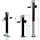PRO PLUS Kurbelstütze für Anhänger 570-950 mm bis 2500 kg