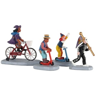LEMAX 12001 - SPOOKY CELEBRATION, SET OF 4 - Weihnachtsdorf, Winterdorf - NEU
