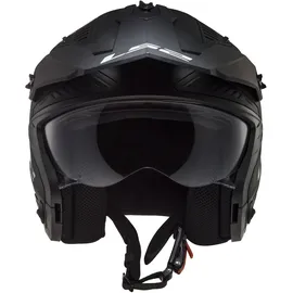 LS2 OF606 Drifter Solid, Modularhelm - Matt-Dunkelgrün - S