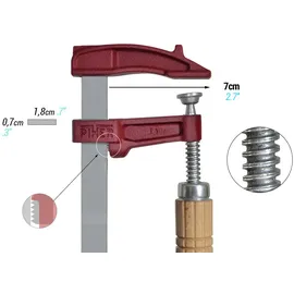 piher industrias piqueras s.a poligono cantabria 1 Fugenzwinge mit Holzgriff Modell Mm Spannweite: 15 cm