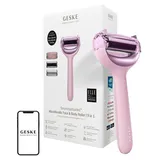 geske 9-In-1 Nadel-Mesotherapie-Roller für Gesicht und Körper Mit Anwendung (Pink) | Rosa