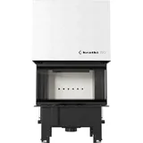 Kratki Kamineinsatz REGNOR 680/280 Stahl Schwarz/Abdeckplatte Glas