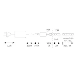 Paulmann MaxLED 500 LED Strip Tunable Weiß Smart Home Zigbee Basisset 3 m