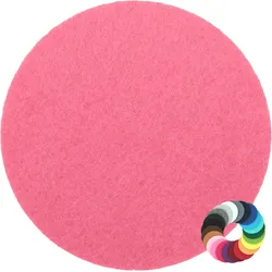 BIASTO - Premium Filz Untersetzer - rund 10cm - Farbe: pink (HF005). Design Glas-Untersetzer für Getränke, Tisch, Bar, Tasse, Vase