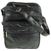 Jennifer Jones Leather Herren Umhängetasche onesize Schwarz