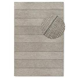 Villeroy & Boch Isabella In- & Outdoor Teppich Modern - Modernes Flachgewebe, Boho, Ethno, ÖKO-TEX Wetterfest & UV-beständig für Balkon, Terrasse, Garten – Natur Braun,