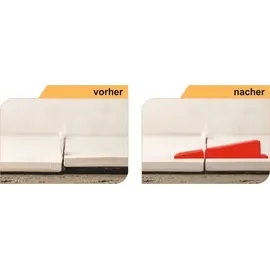 XPOtool Fliesen Nivelliersystem Set 500 Laschen 1,0mm Nivellierzange Boden Wand