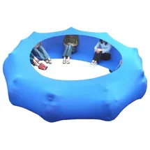 Eduplay 170-232 Kooperationsschlauch aus Elastan, Umfang 750 cm, Höhe 140 cm, blau