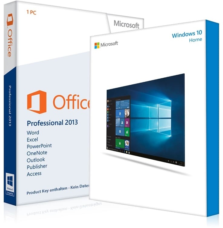 Windows 10 Home + Office 2013 Professional Download