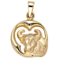 Jobo Sternzeichenanhänger Gelbgold 375