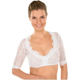Krüger Dirndlbluse 'Cassandra' Weiß 36