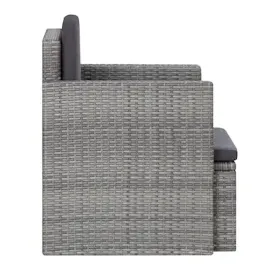 vidaXL Gartensessel 65 x 65 x 74 cm grau