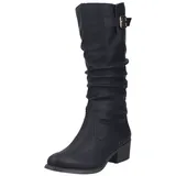 Rieker Damen 73191 Hochschaftstiefel, Schwarz, 41 EU