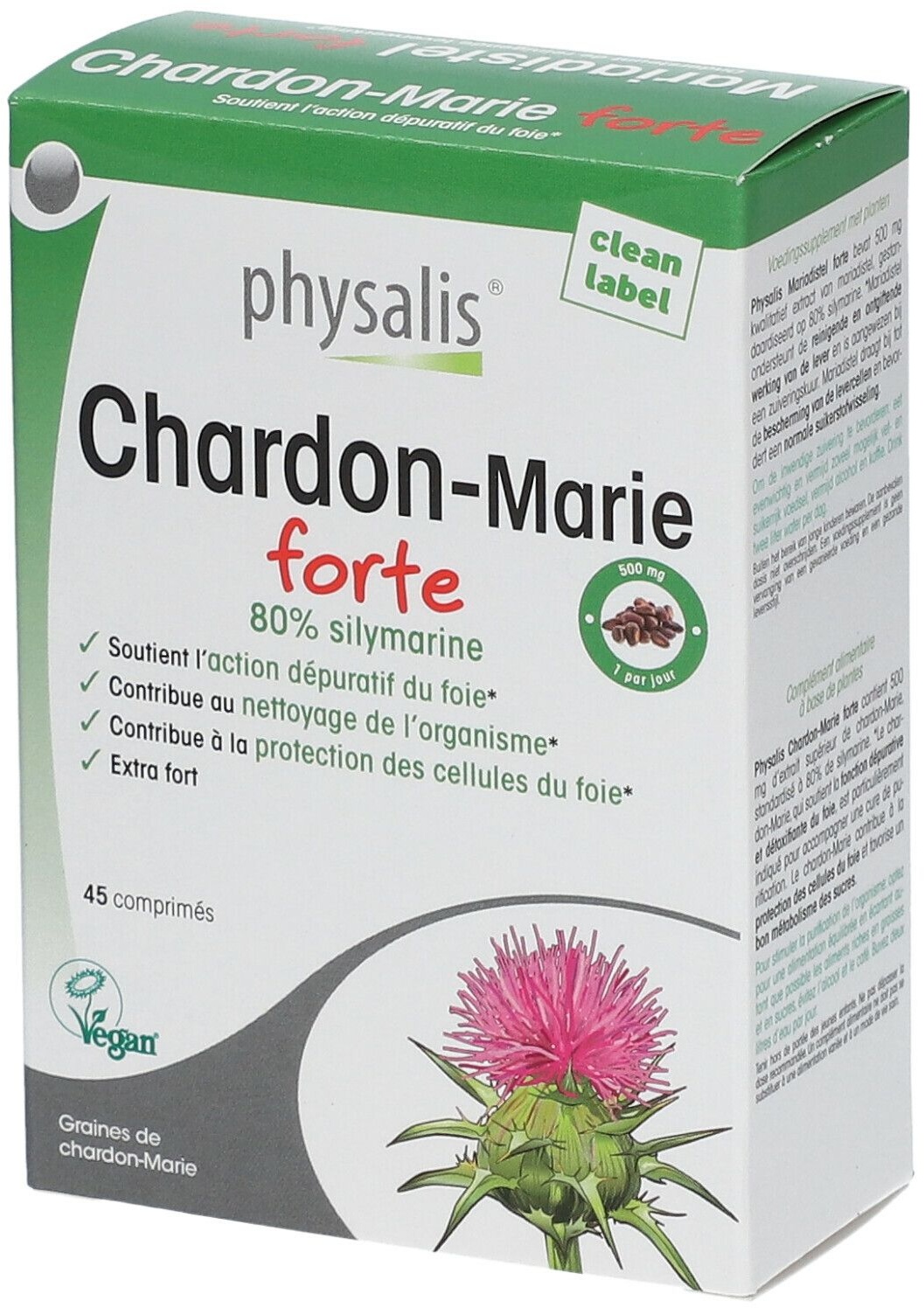PHYSALIS Chardon-Marie forte 45 pc(s) comprimé(s)