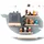 BOARTI VCM, Kinderregal Wal 51 x T. 19 cm